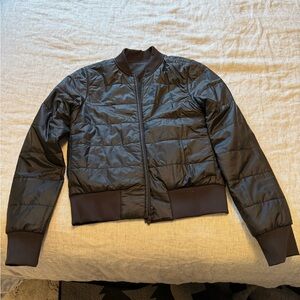 Womens Lululemon Black Quilted Jacket